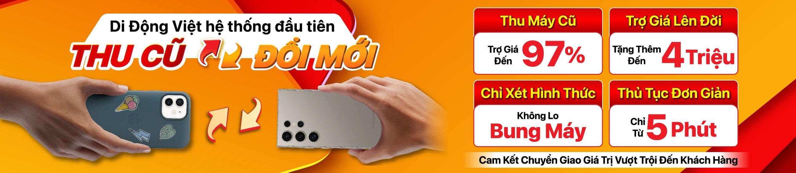 Banner chương trình thu cũ, đổi mới