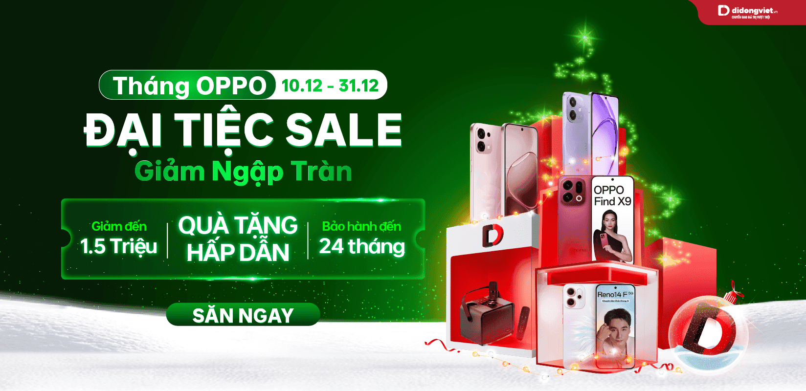 THÁNG OPPO - 10/12-31/12