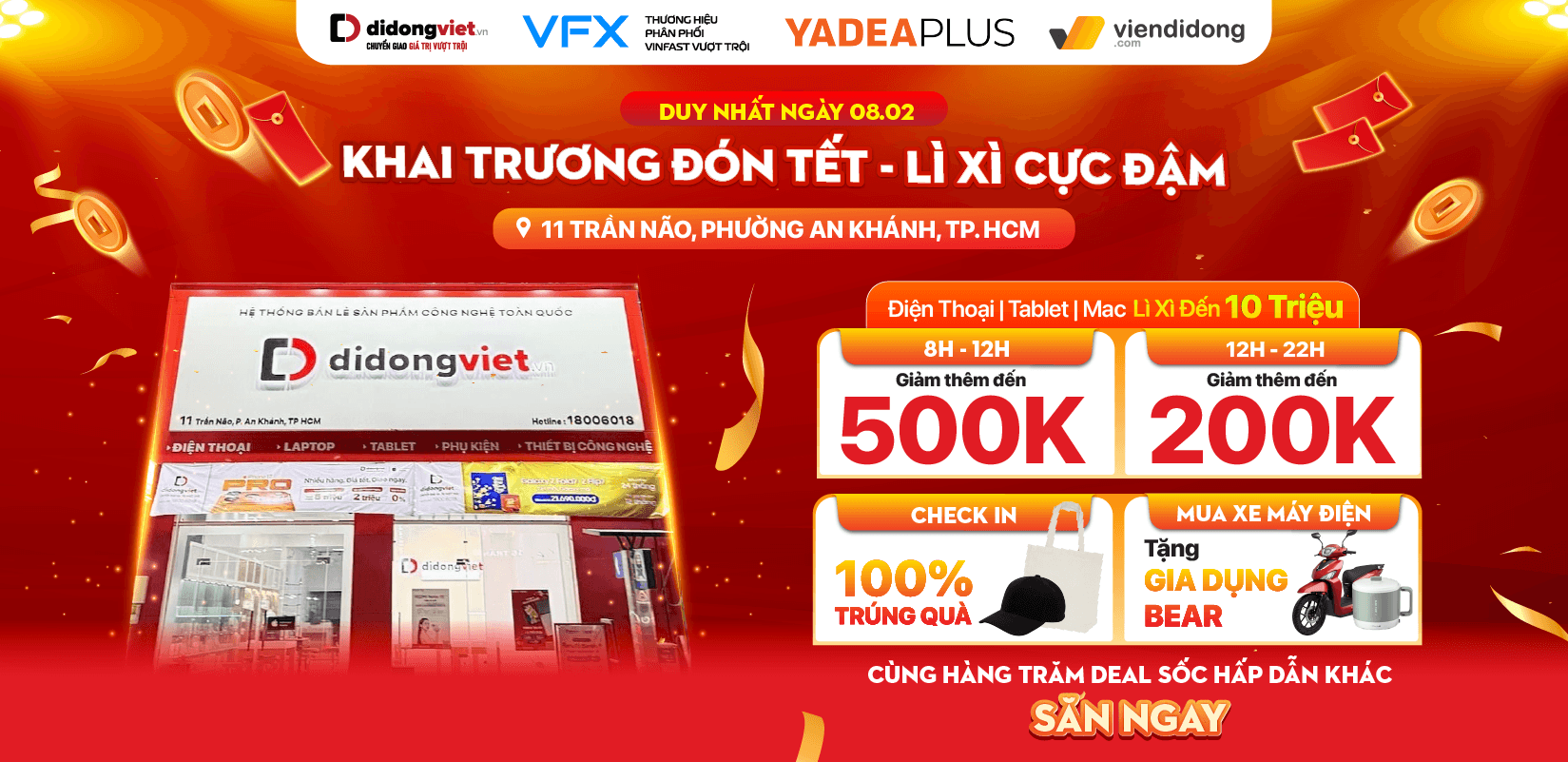 KHAI TRƯƠNG 11 TRẦN NÃO