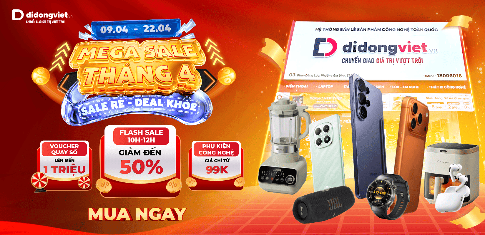 MEGA SALE THÁNG 04