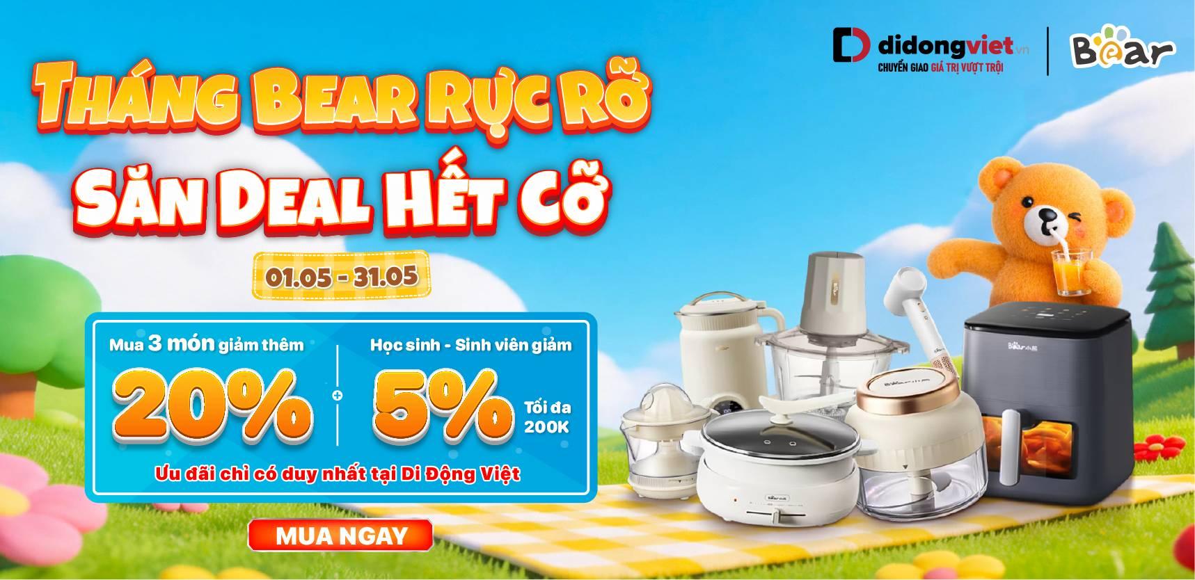 THÁNG BEAR RỰC RỠ - SĂN DEAL HẾT CỠ