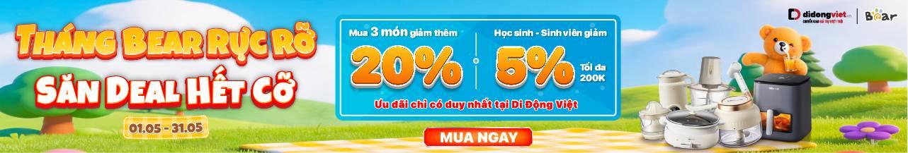 THÁNG BEAR RỰC RỠ - SĂN DEAL HẾT CỠ