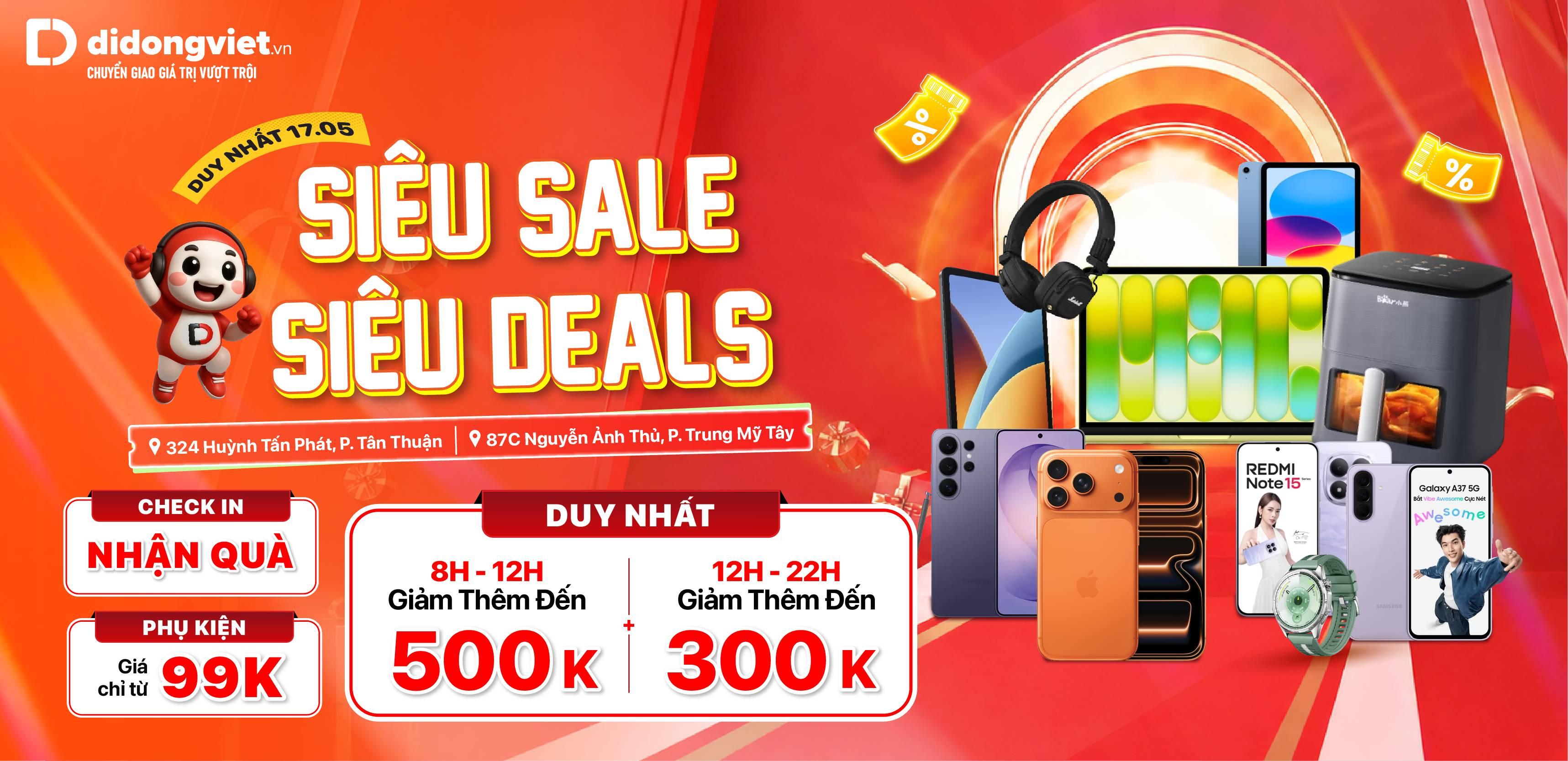SIÊU SALE SIÊU DEALS 17.5