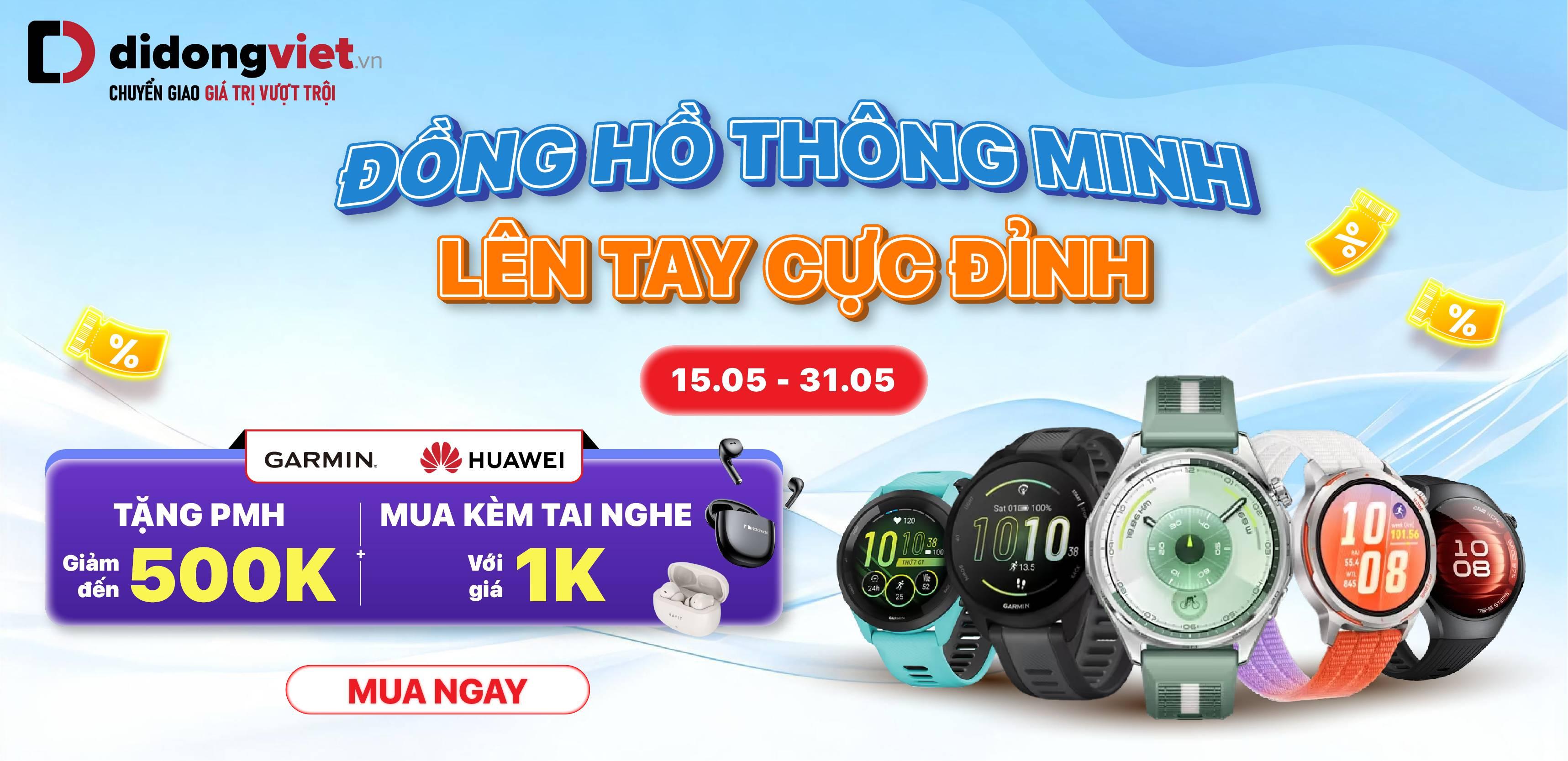 ĐỒNG HỒ THÔNG MINH - LÊN TAY CỰC ĐỈNH