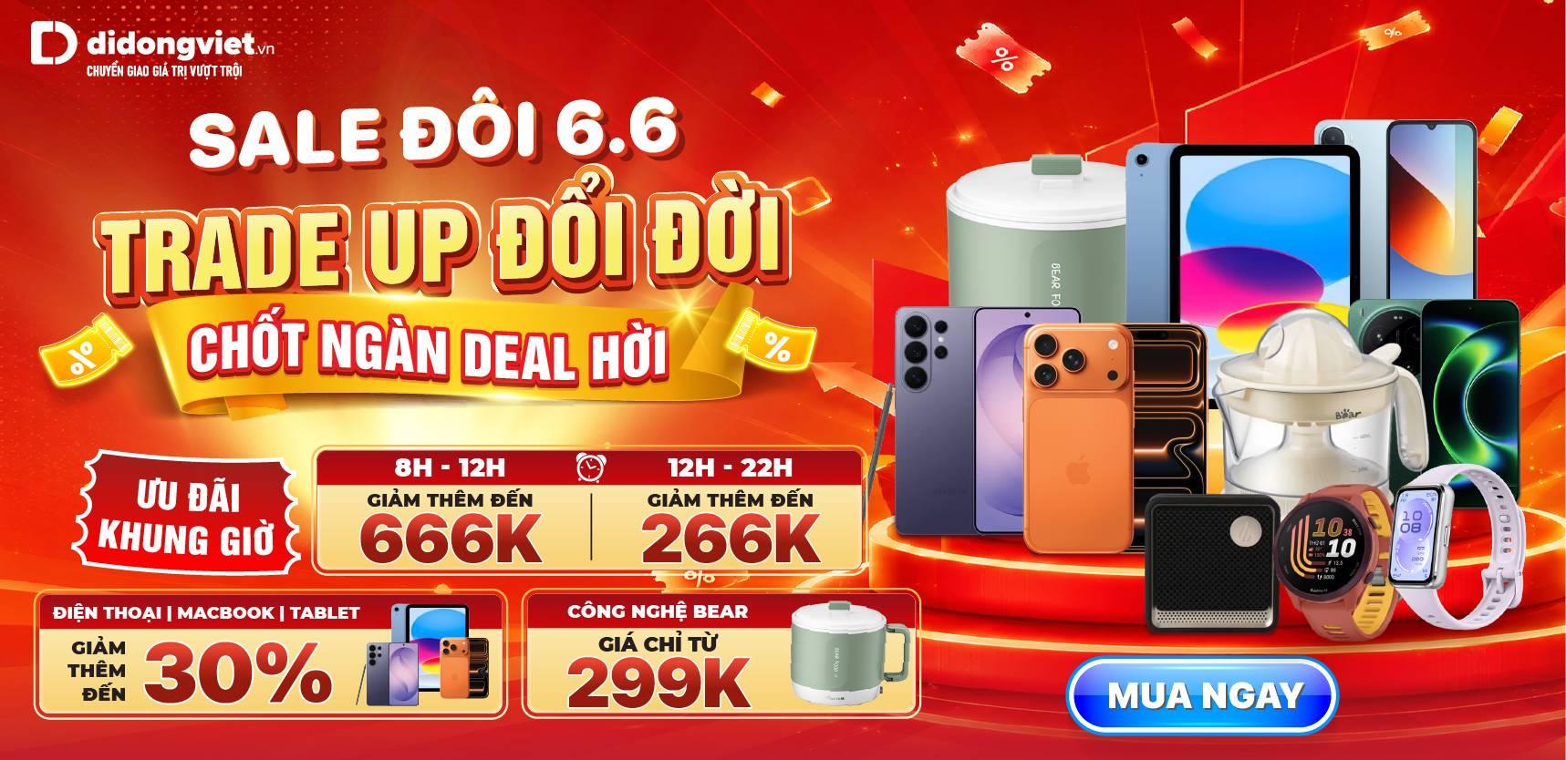 Sale đôi 6.6