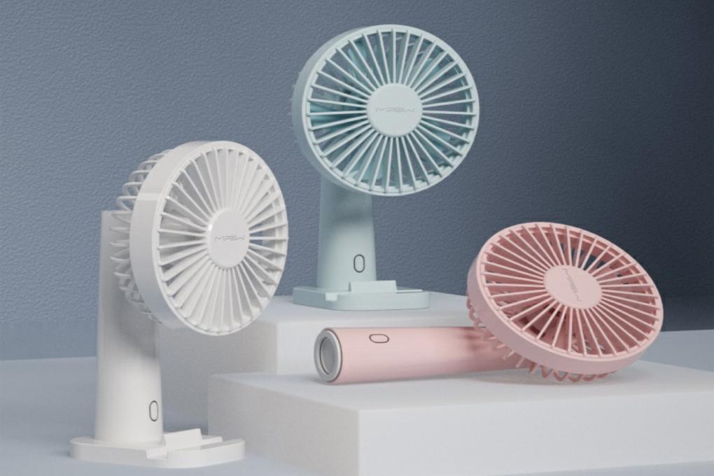 Quạt Mipow cầm tay Flip Adjust Mini Fan Light