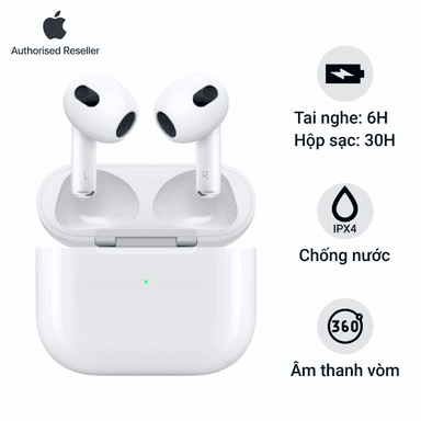 Tai nghe Apple AirPods 3 2022 Lightning Chính Hãng