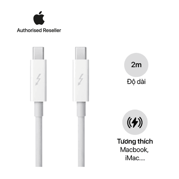 Cáp sạc Apple Thunderbolt cable 2m MD861 Chính Hãng
