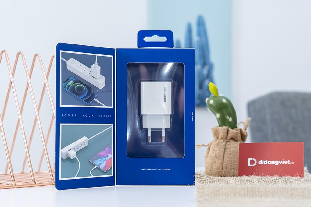 Củ sạc USB-Type C 20W A6 UmeTravel