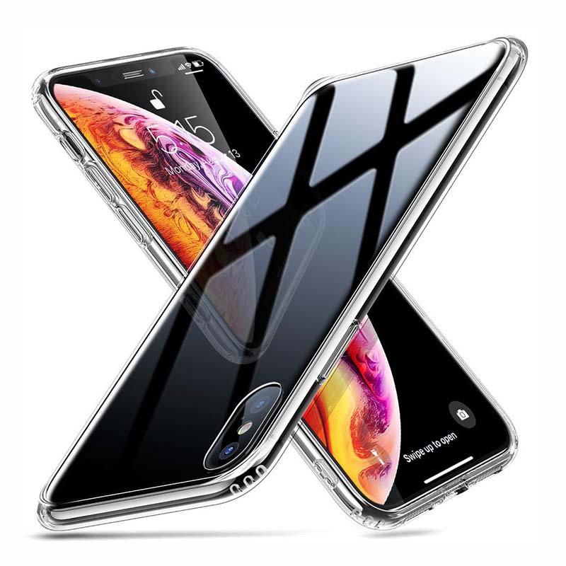 Ốp lưng iPhone XS Max Tráng gương viền dẻo Glitter