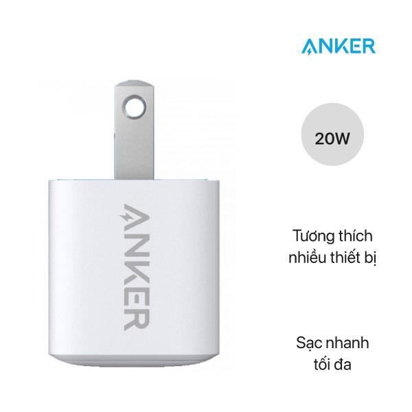 Củ sạc Anker PowerPort III Nano 20W - A2633