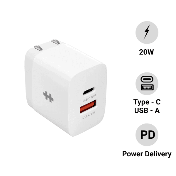 Củ sạc 2 cổng HyperJuice 20W Charger Small Size HJ205