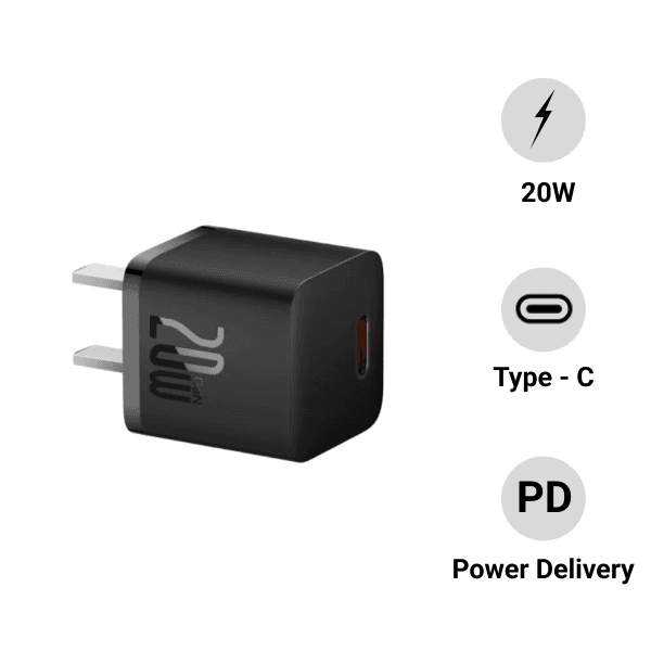 Củ sạc nhanh Baseus GaN5 1C 20W CN (Mini)