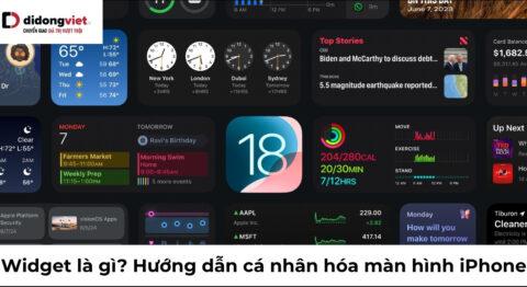 Widget là gì? Hướng dẫn cá nhân hóa màn hình iPhone và Android
