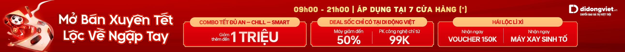 MỞ BÁN XUYÊN TẾT