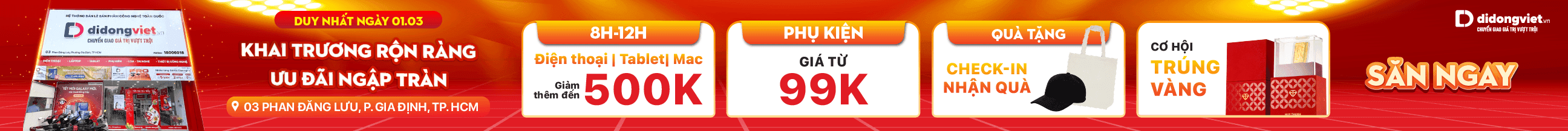 KHAI TRƯƠNG 03 PHAN ĐĂNG LƯU