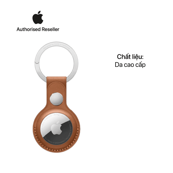 Apple AirTag Leather Key Ring Chính Hãng