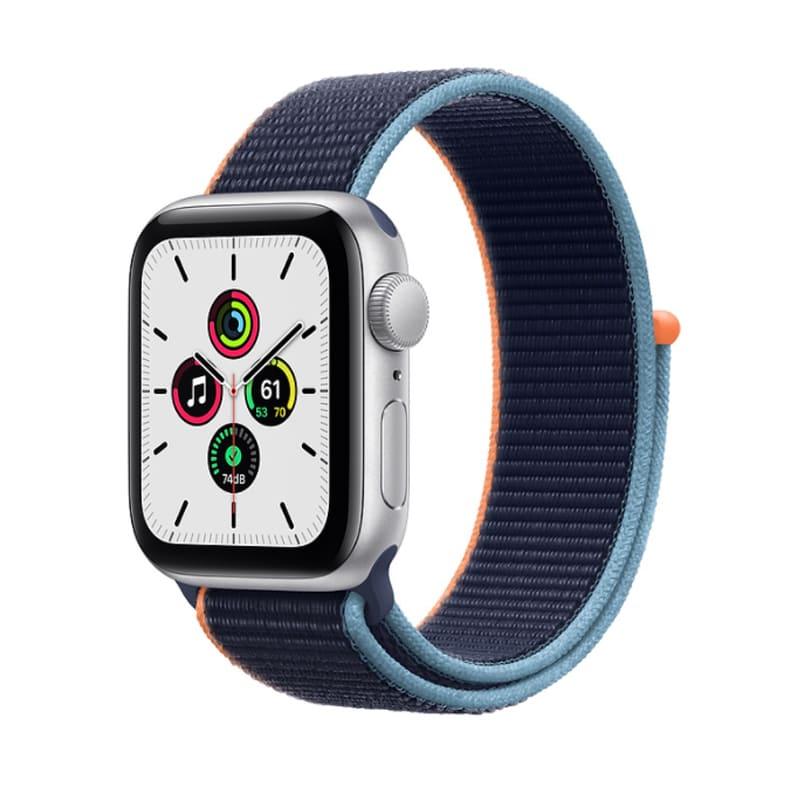 Apple Watch SE 40mm (4G) viền nhôm bạc - Dây vải thun | Chính Hãng VN/A