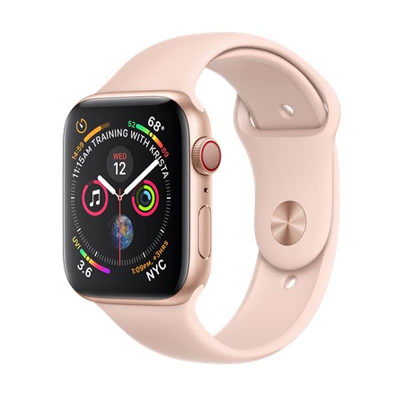 Apple Watch Series 4 44mm (4G) viền nhôm vàng hồng - Dây cao su (Nobox - TBH)