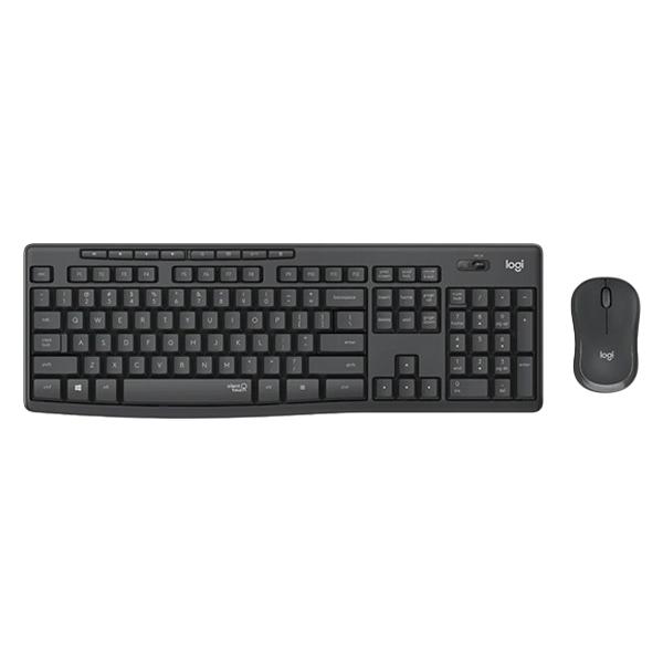Bộ bàn phím chuột không dây Logitech MK295 - Silent-Màu đen
