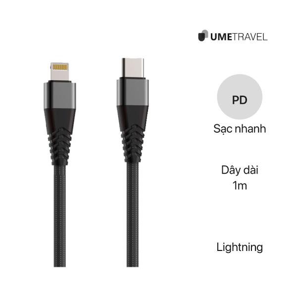 Cáp sạc Type C - Lightning 1m UmeTravel CL1