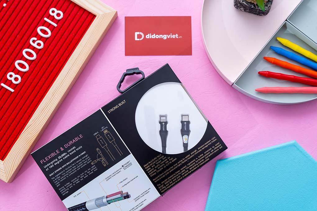 Cáp sạc MAZER Power Link II USB-C to Lightning PD3