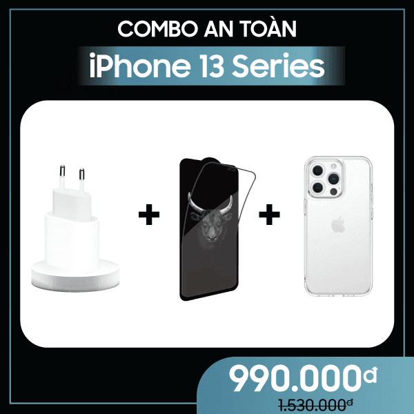 Combo phụ kiện an toàn iPhone 13 Series
