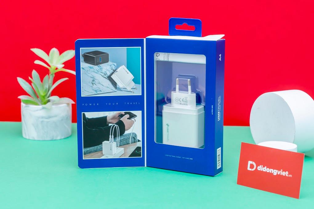 Củ sạc Dual USB 18W - PD 18W UmeTravel A4