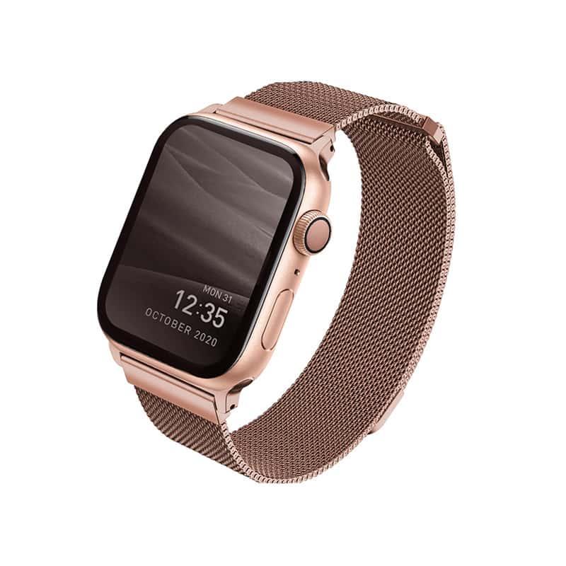 Dây đeo Apple Watch 40/38mm Uniq Dante Mesh Steel