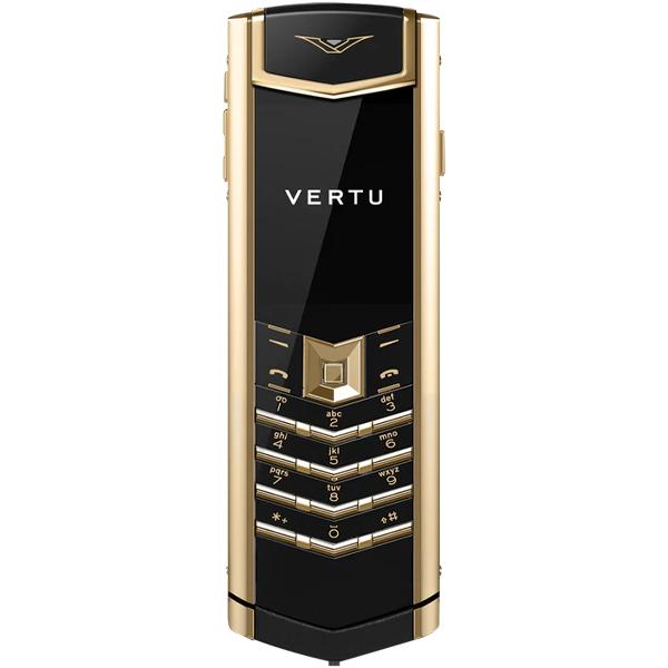 Vertu Signature V Pure Black Full Gold