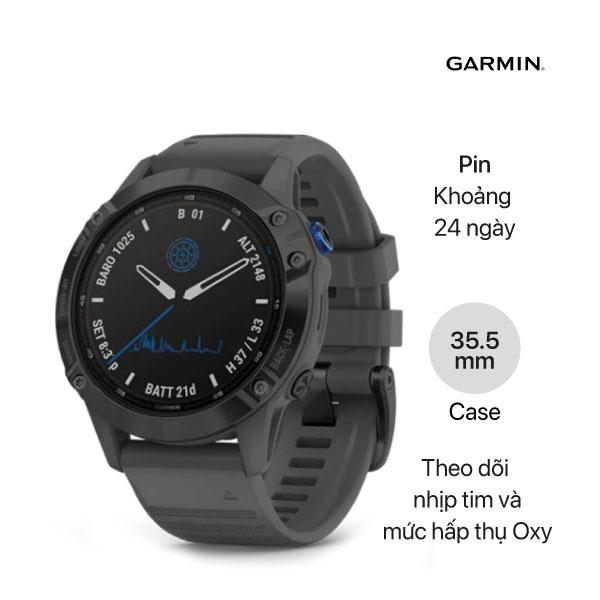 Đồng hồ thông minh Garmin Fenix 6 Pro Solar