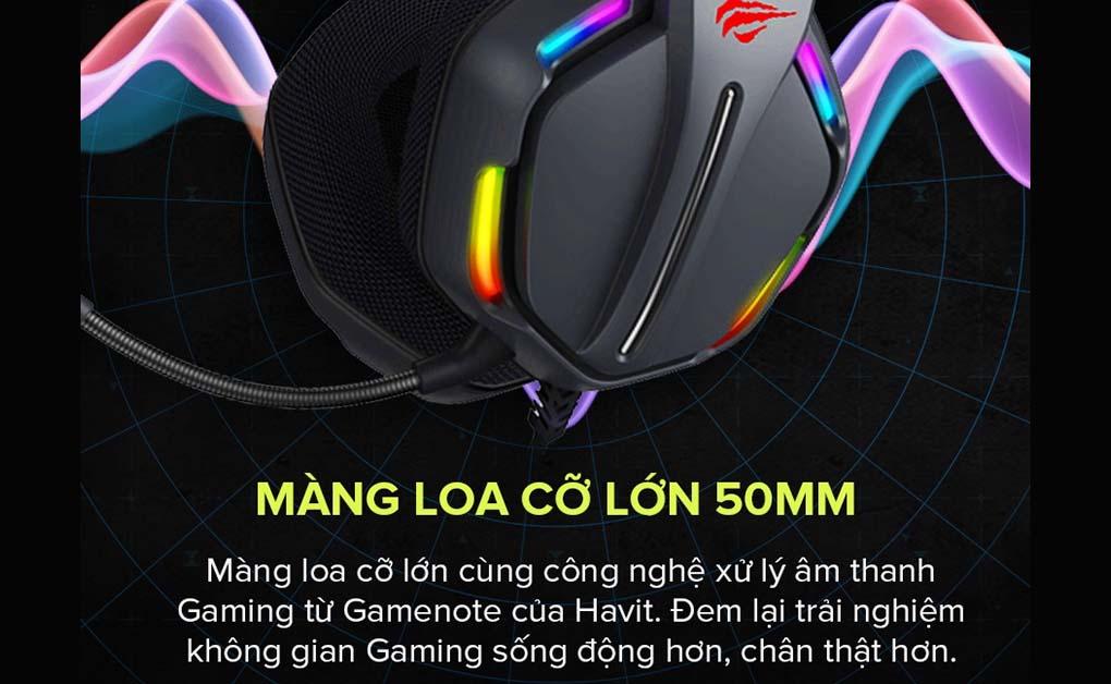 Tai nghe Gaming Havit H2012D-Màu đen