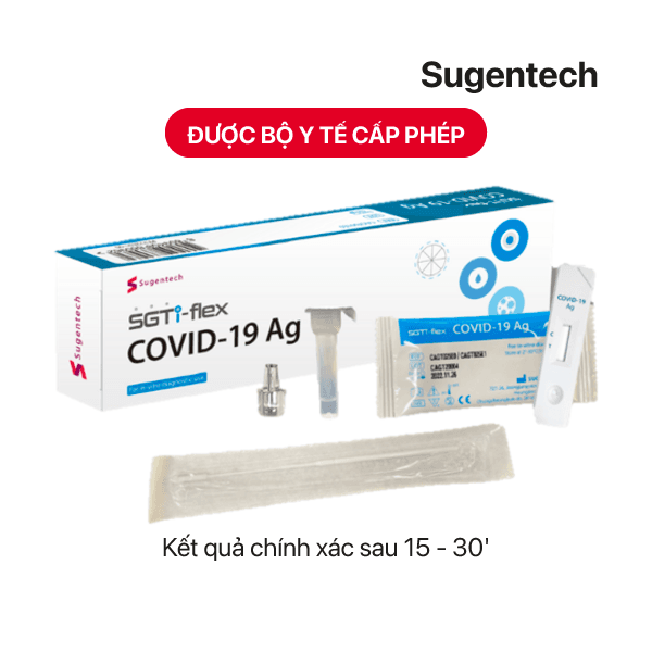 Kit test nhanh Covid-19 SGTI-FLEX AG - Bộ Dụng cụ xét nghiệm nhanh (combo 3 bộ)