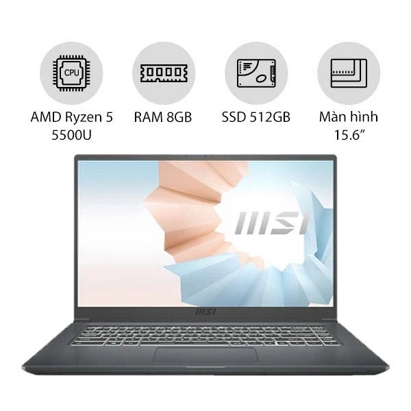 Laptop MSI Modern 15 A5M 234VN (R5-5500U / 8GB / 5