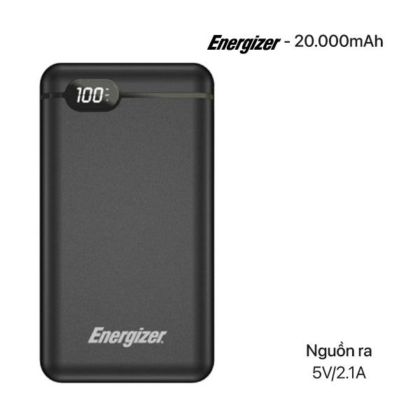 Pin sạc dự phòng Energizer 20.000mAh UE20003CBK