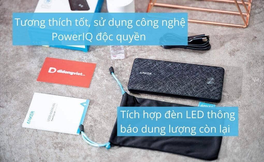 Pin sạc dự phòng Anker PowerCore Slim 10000 PD A1231 (Likenew)