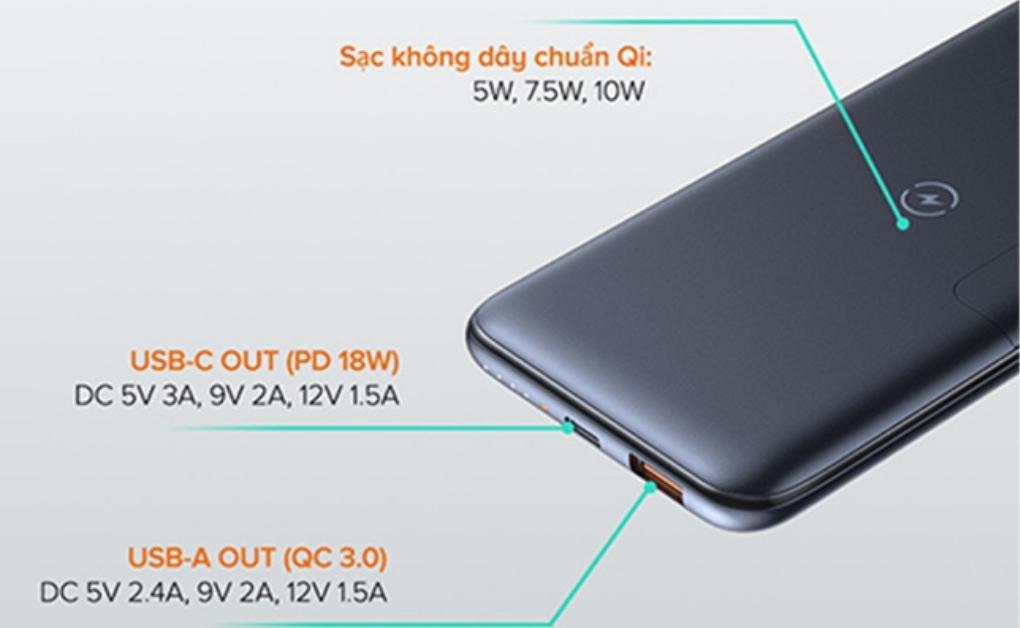 Pin sạc dự phòng Aukey PB-Y32 10.000mAh