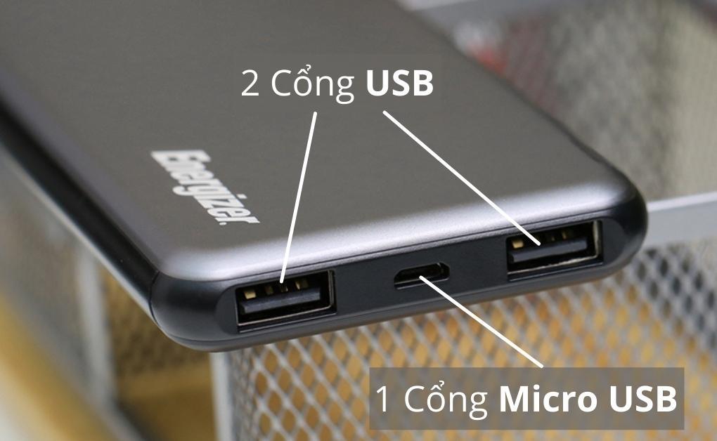 Pin sạc dự phòng Energizer 10.000 mAh - UE10046GY