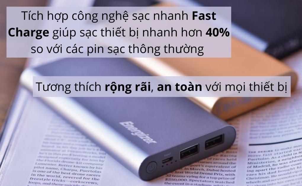 Pin sạc dự phòng Energizer 10.000mAh - UE10012