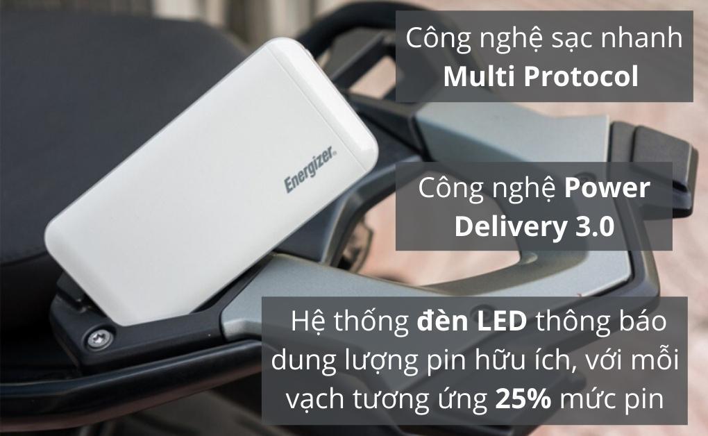 Pin sạc dự phòng Energizer 10.000mAh - UE10030MP