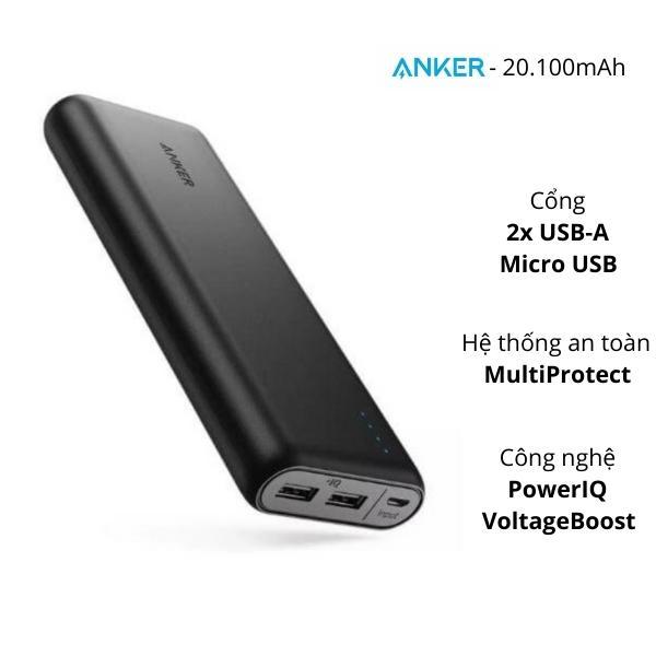 Pin sạc dự phòng Anker PowerCore 20100mAh A1271