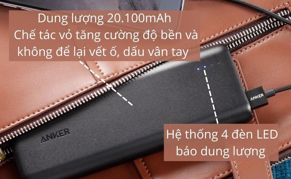 Pin sạc dự phòng Anker PowerCore 20100mAh A1271