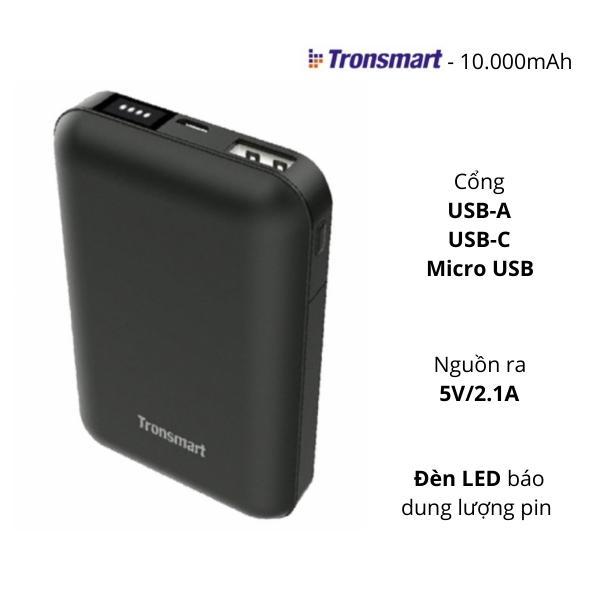 Pin sạc dự phòng Tronsmart PB10 Mini 10000mAh