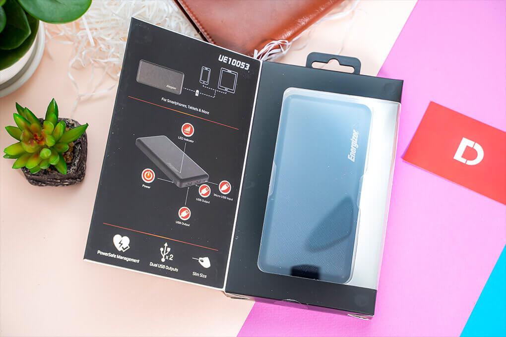 Pin sạc dự phòng Energizer 10,000mAh /3.7V Li-Polyme - UE10053