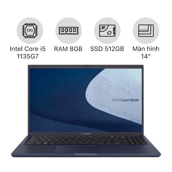 Laptop Asus ExpertBook B1 B1400CEAE-EK3725 (i5-113
