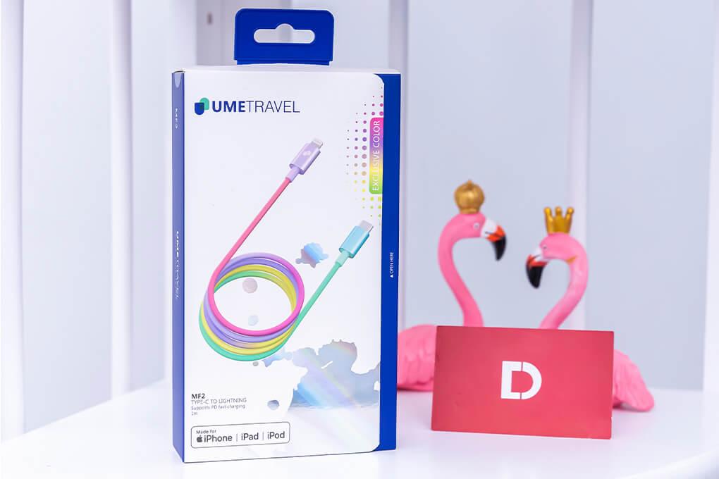 Cáp sạc Type C - Lightning 1m UmeTravel MF2 Cầu vồ
