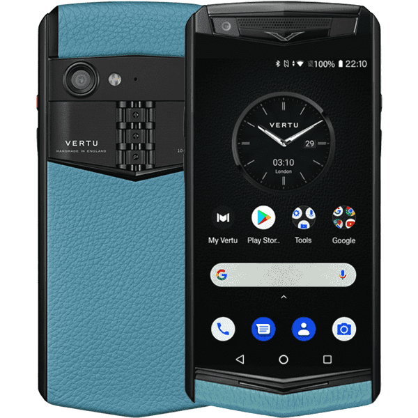 Vertu Aster P Gothic Calf Gentleman Blue