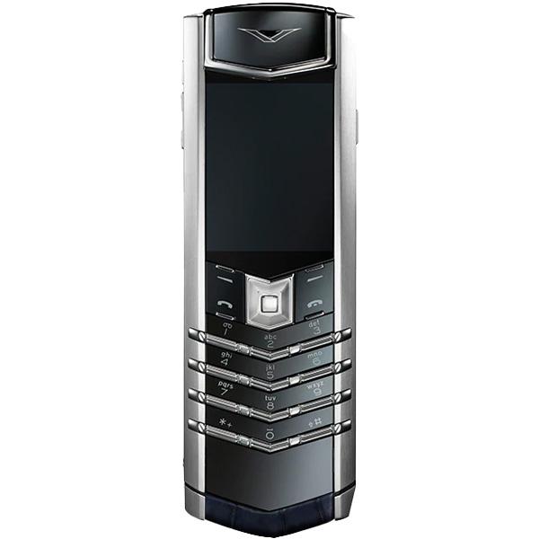 Vertu Signature V Alligator Navy Blue