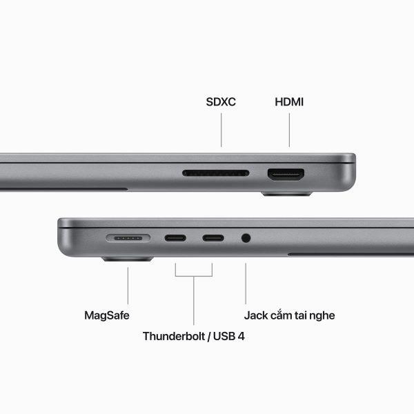 MacBook Pro M3 14 inch 8GB/1TB Chính Hãng