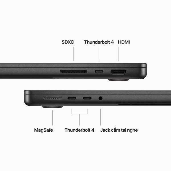 MacBook Pro M3 Pro 14 inch 18GB/512GB Chính Hãng